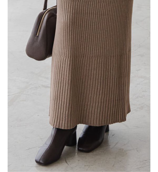 NOBLE「《追加2》リブニットタイトスカート」|スカート|