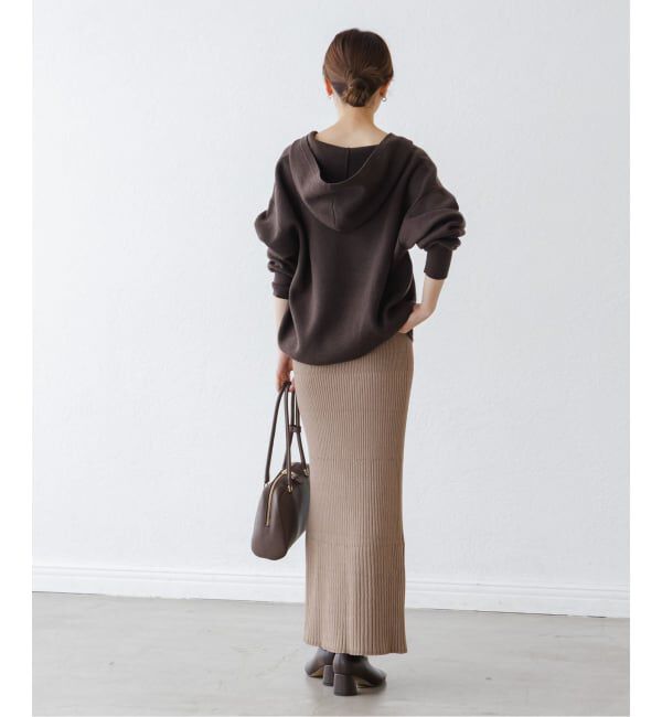 NOBLE「《追加2》リブニットタイトスカート」|スカート|