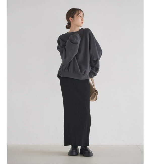 NOBLE「《追加2》リブニットタイトスカート」|スカート|