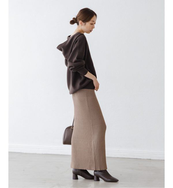 NOBLE「《追加2》リブニットタイトスカート」|スカート|