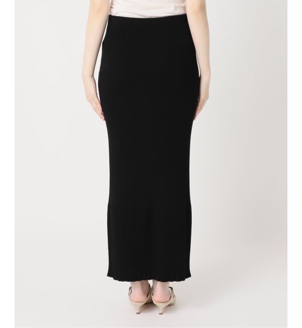 NOBLE「《追加2》リブニットタイトスカート」|スカート|