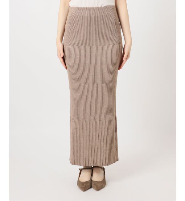 NOBLE「《追加2》リブニットタイトスカート」|スカート|