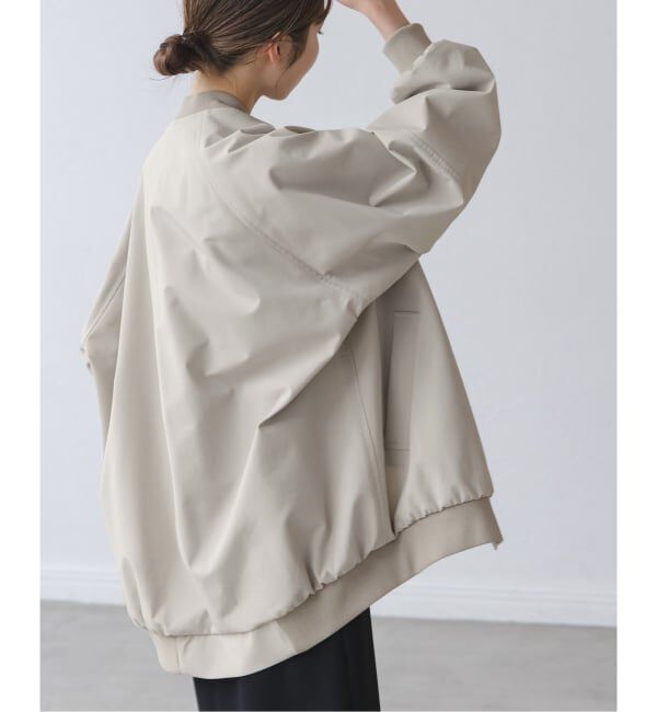 NOBLE「ハイツイストダブルクロスMA-1ブルゾン」|ブルゾン・スタジャン|