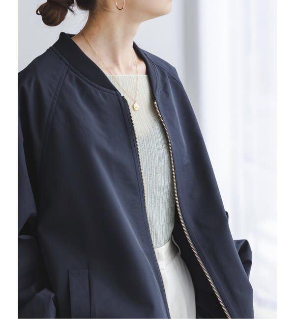 NOBLE「ハイツイストダブルクロスMA-1ブルゾン」|ブルゾン・スタジャン|