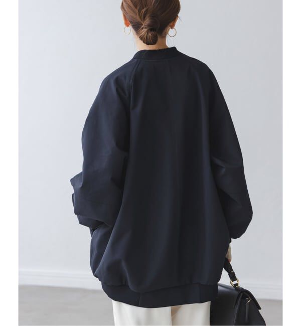 NOBLE「ハイツイストダブルクロスMA-1ブルゾン」|ブルゾン・スタジャン|