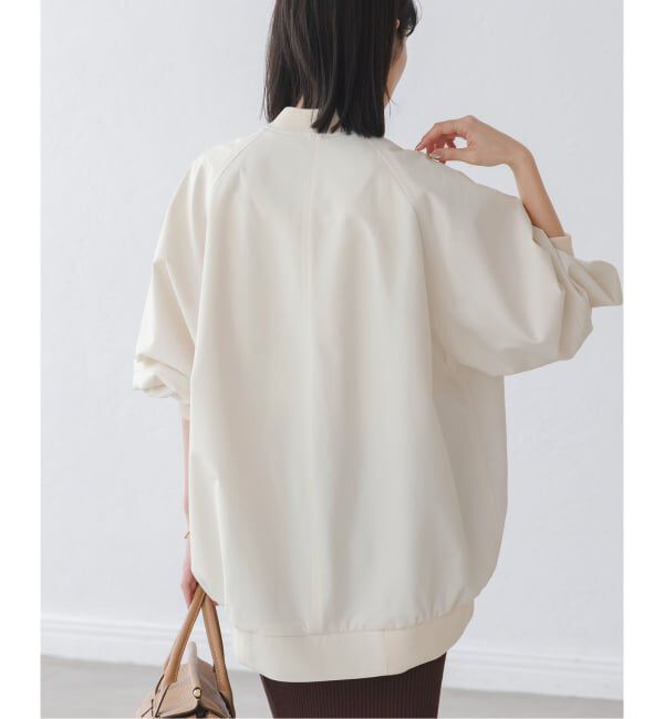 NOBLE「ハイツイストダブルクロスMA-1ブルゾン」|ブルゾン・スタジャン|