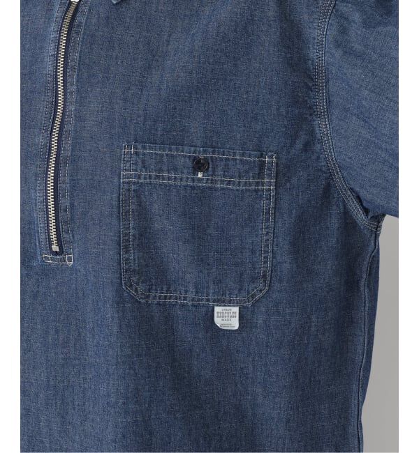 FRAMeWORK「UNION HERCULES/ユニオンヘラクレス MADE インディゴダンガリー ハーフジ」|シャツ・ブラウス|