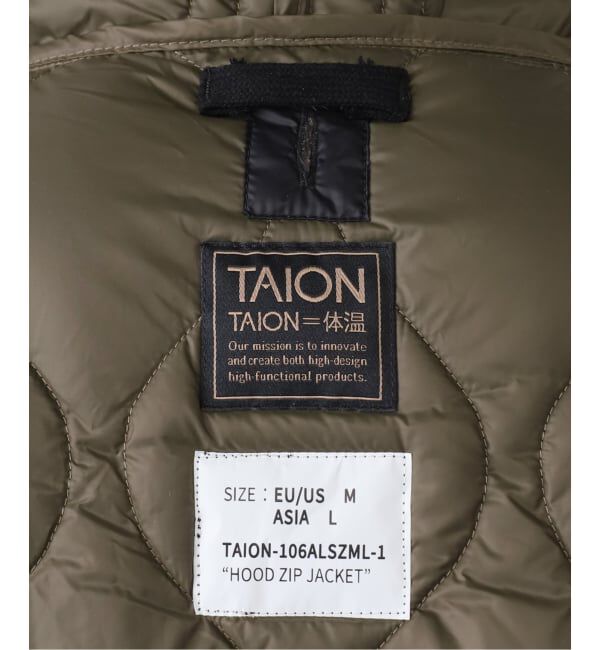 FRAMeWORK「TAION/タイオン MILITARY HOOD WZIP ダウンジャケット」|ダウン|
