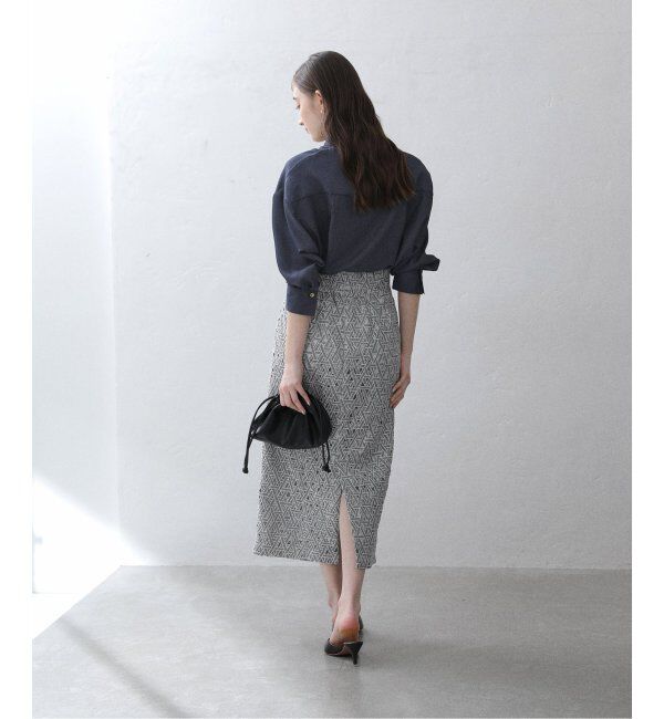  「《追加3》【洗える】レースタイトスカート」|スカート|