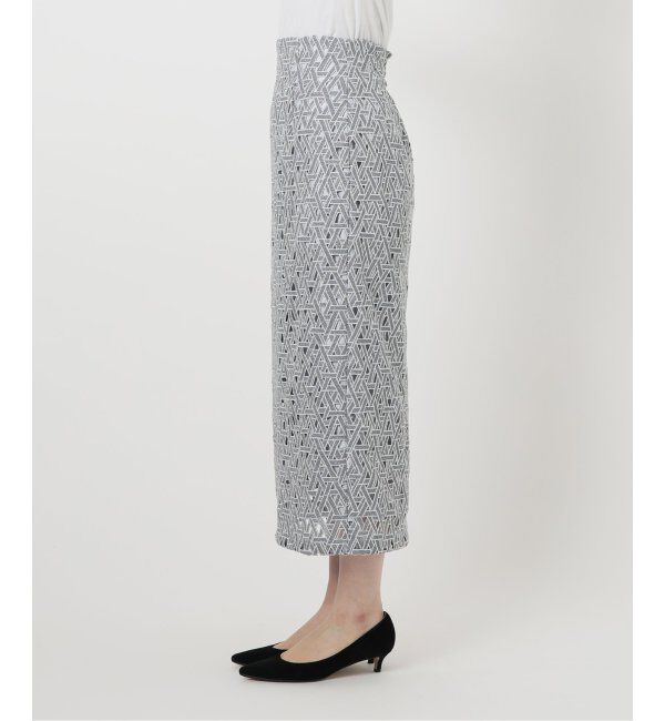  「《追加3》【洗える】レースタイトスカート」|スカート|