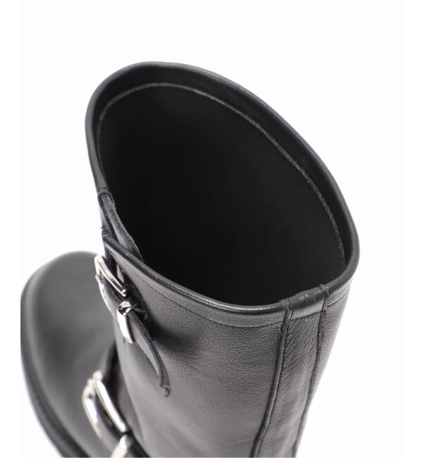  「《追加》レザーエンジニアブーツ」|ショートブーツ|