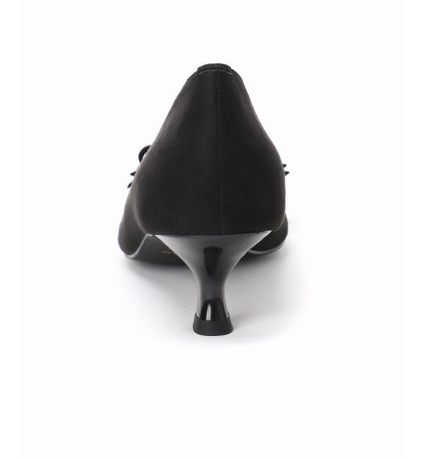  「4.5cmポインテッドダブルリボンパンプス」|パンプス|