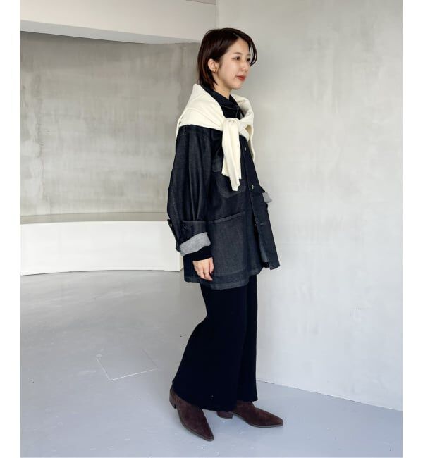  「《追加2》3.5cmレザーウエスタンブーツ」|ロングブーツ|