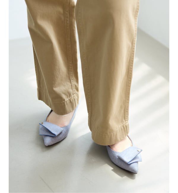  「《追加》3.5cmポインテッドLモチーフパンプス」|パンプス|