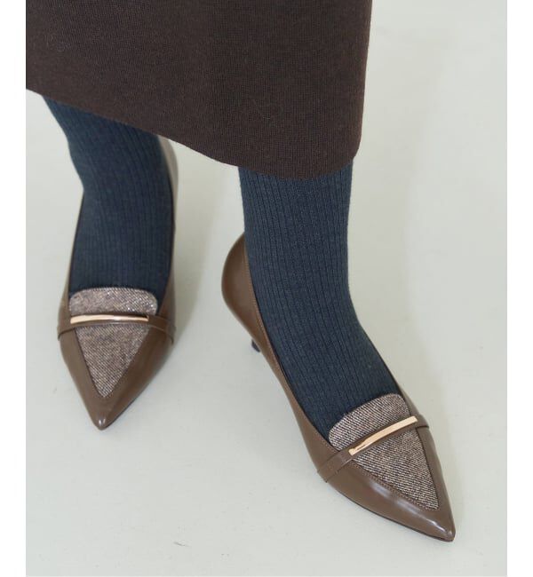  「5cmポインテッドローファーパンプス」|パンプス|