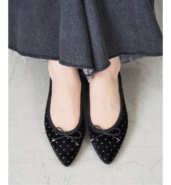  「《追加》ポインテッドグリッタードットバレエ」|バレエシューズ|