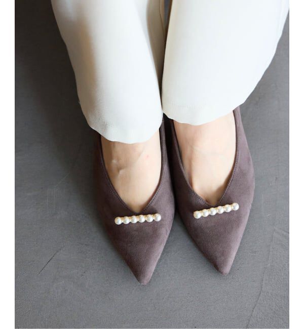  「《追加》5cmパールラインパンプス」|パンプス|