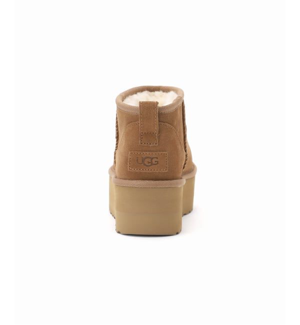  「UGG/アグ W CLASSIC ULTRA MINI PLATFORM」|ショートブーツ|