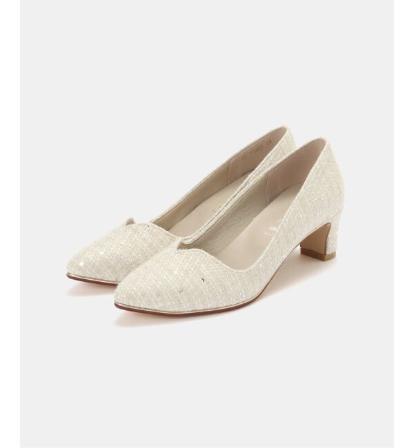  「≪追加≫5cmコウブカメタルラインパンプス」|パンプス|