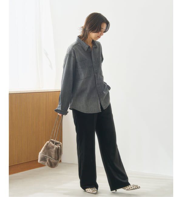  「4.5cmフラワービジューバックルパンプス」|パンプス|