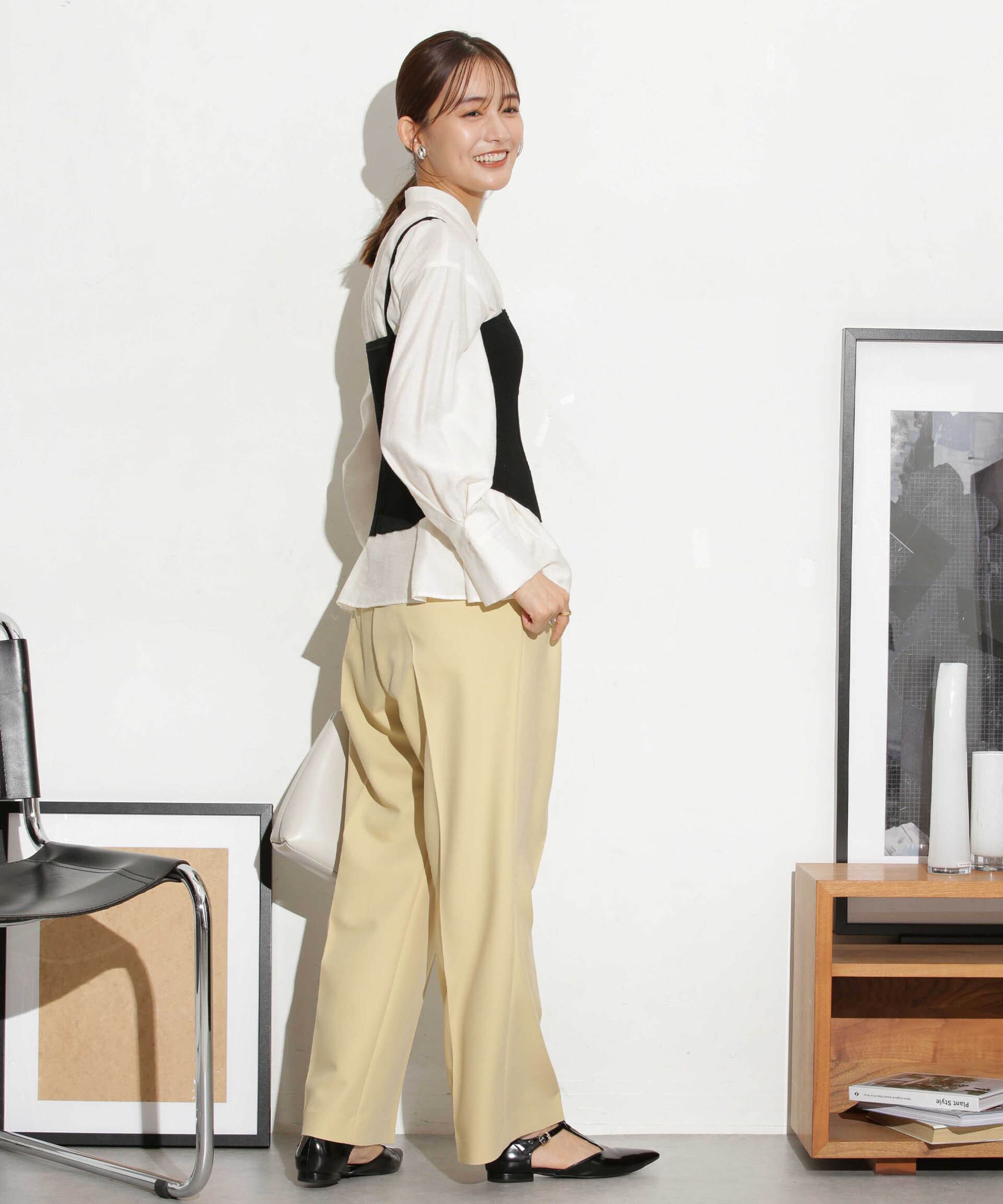 nano･universe「ベルト付きセミワイドツイルパンツ」|その他|