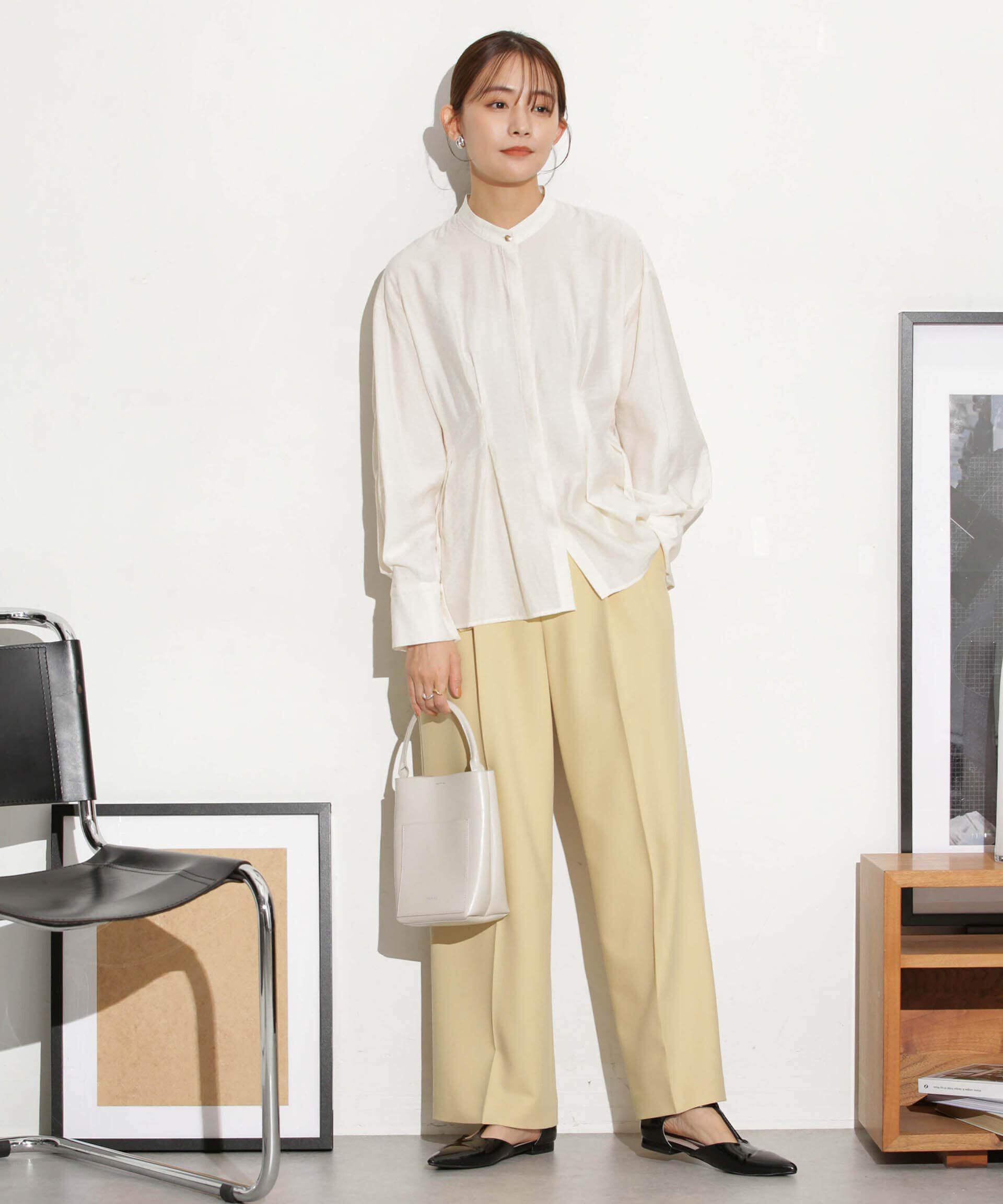 nano･universe「ベルト付きセミワイドツイルパンツ」|その他|