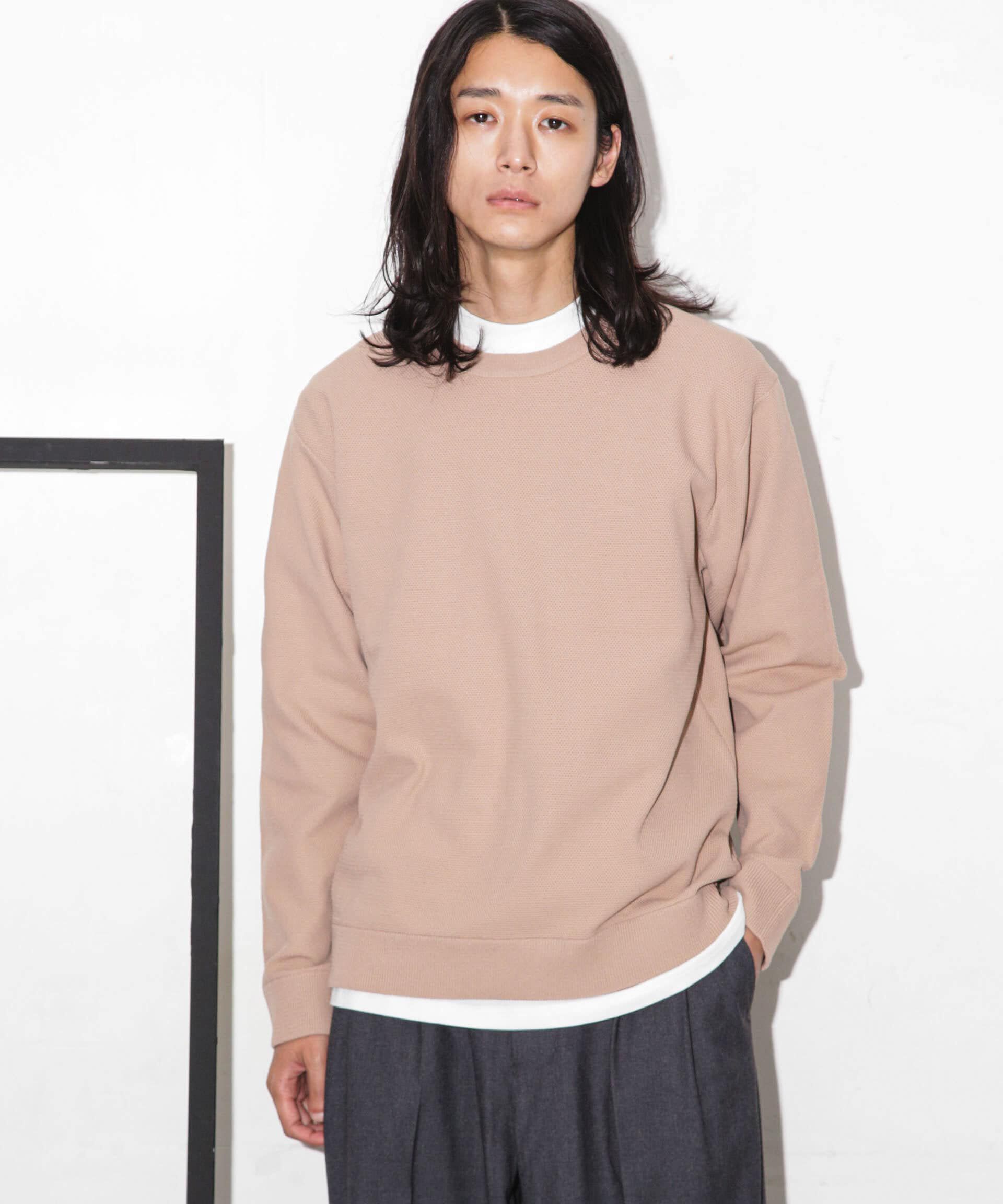 nano･universe「テック鹿の子アンサンブルニット」|ニット・セーター|