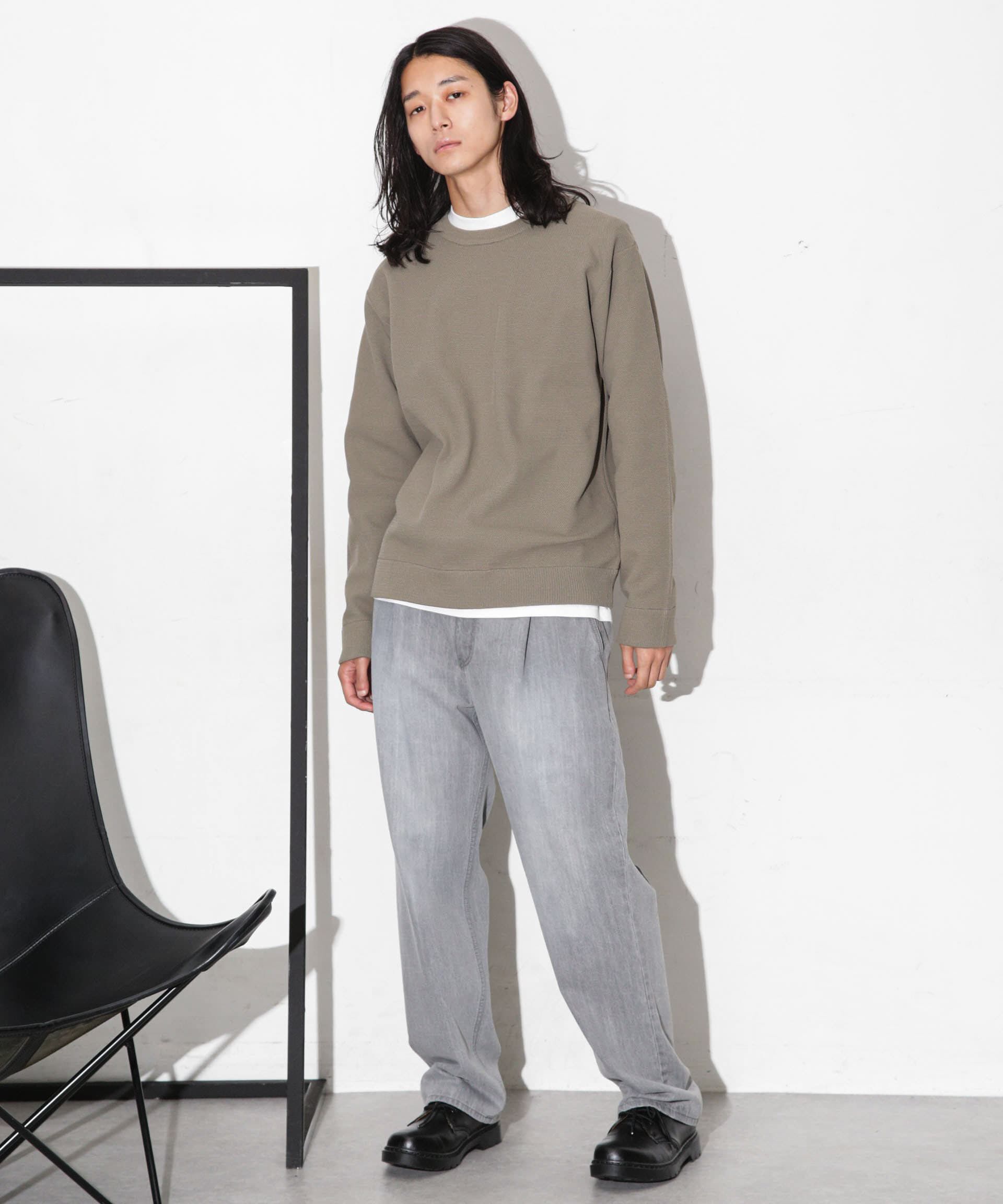 nano･universe「テック鹿の子アンサンブルニット」|ニット・セーター|