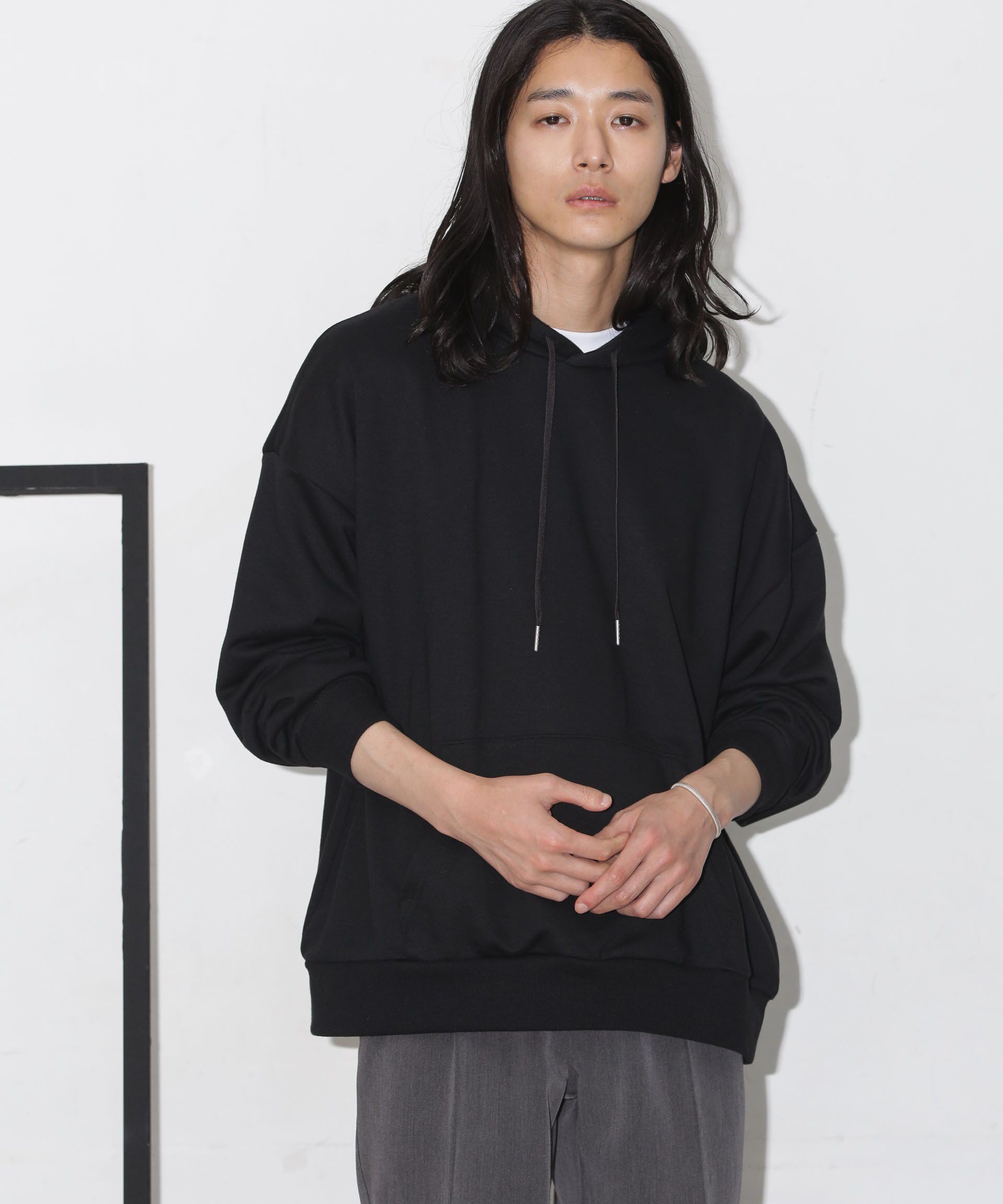 nano･universe「ビックシルエットフーディー」|パーカー|