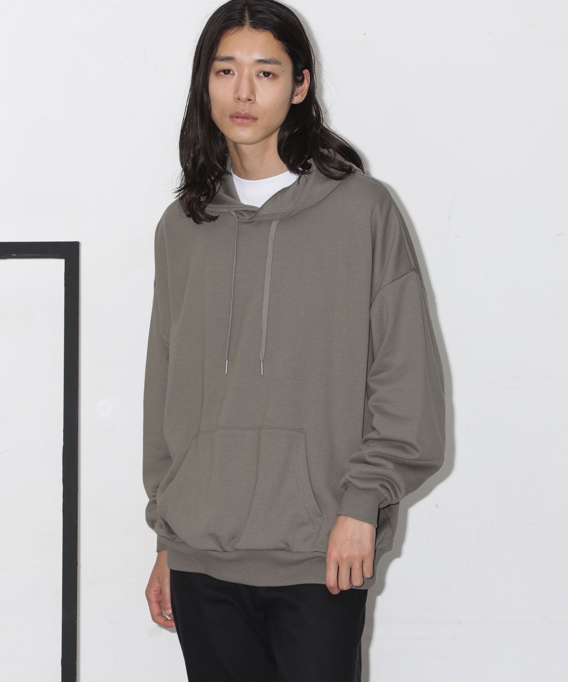 nano･universe「ビックシルエットフーディー」|パーカー|