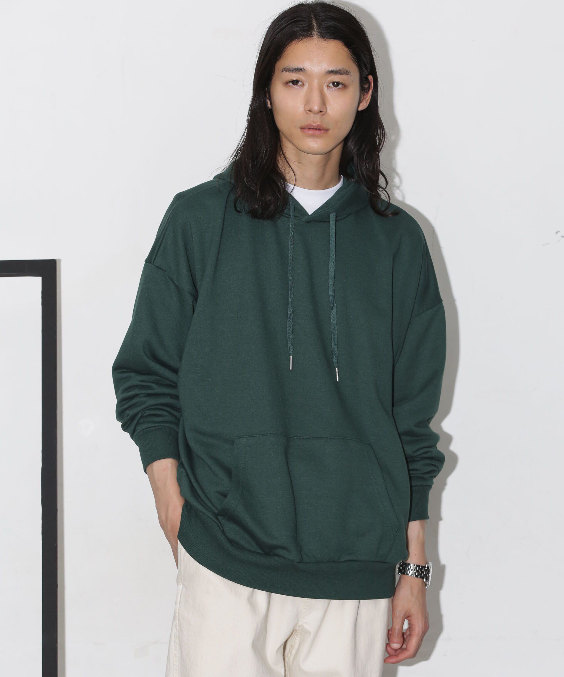 nano･universe「ビックシルエットフーディー」|パーカー|