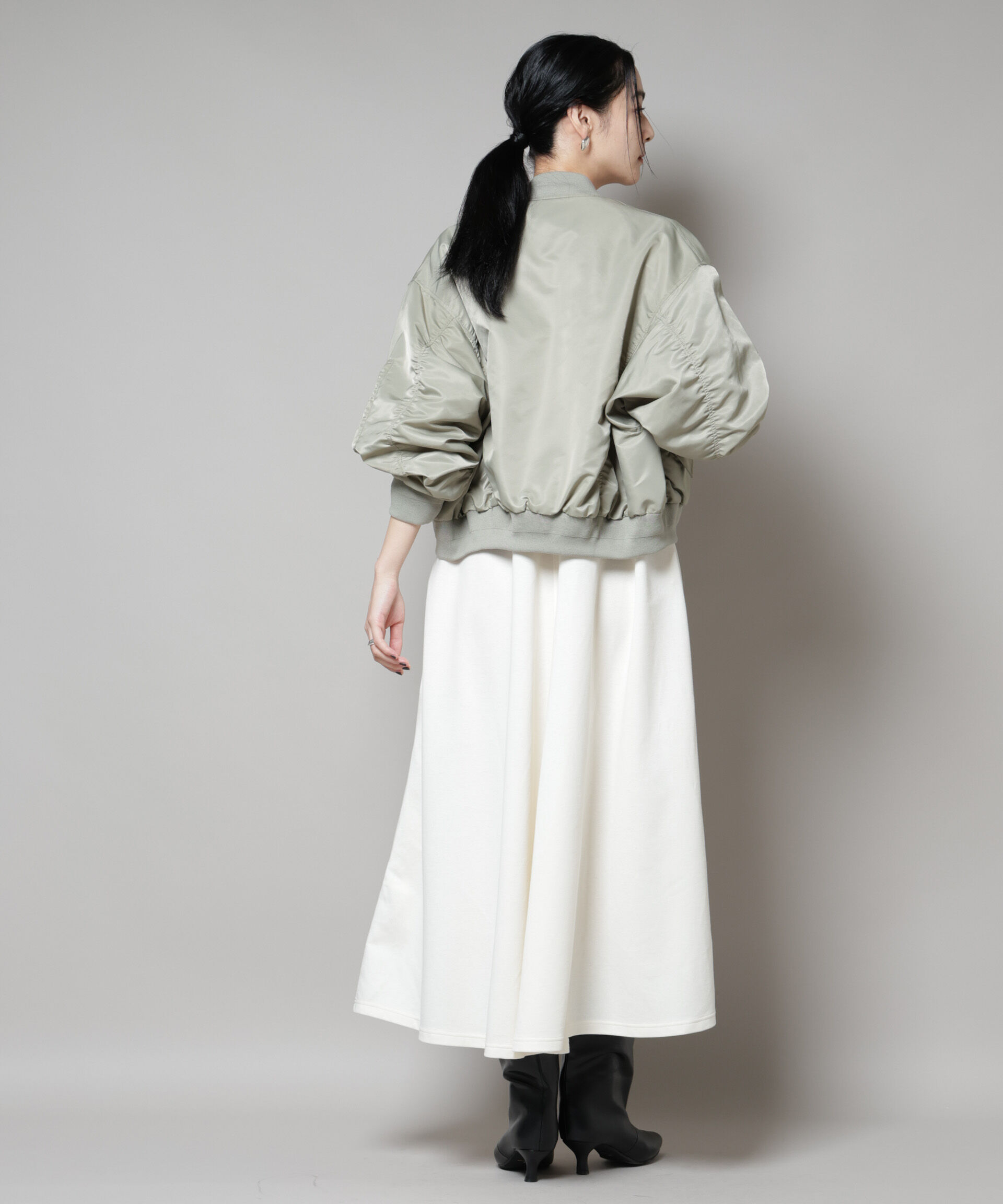 nano･universe「ナイロンツイルMA-1ブルゾン」|ブルゾン・スタジャン|