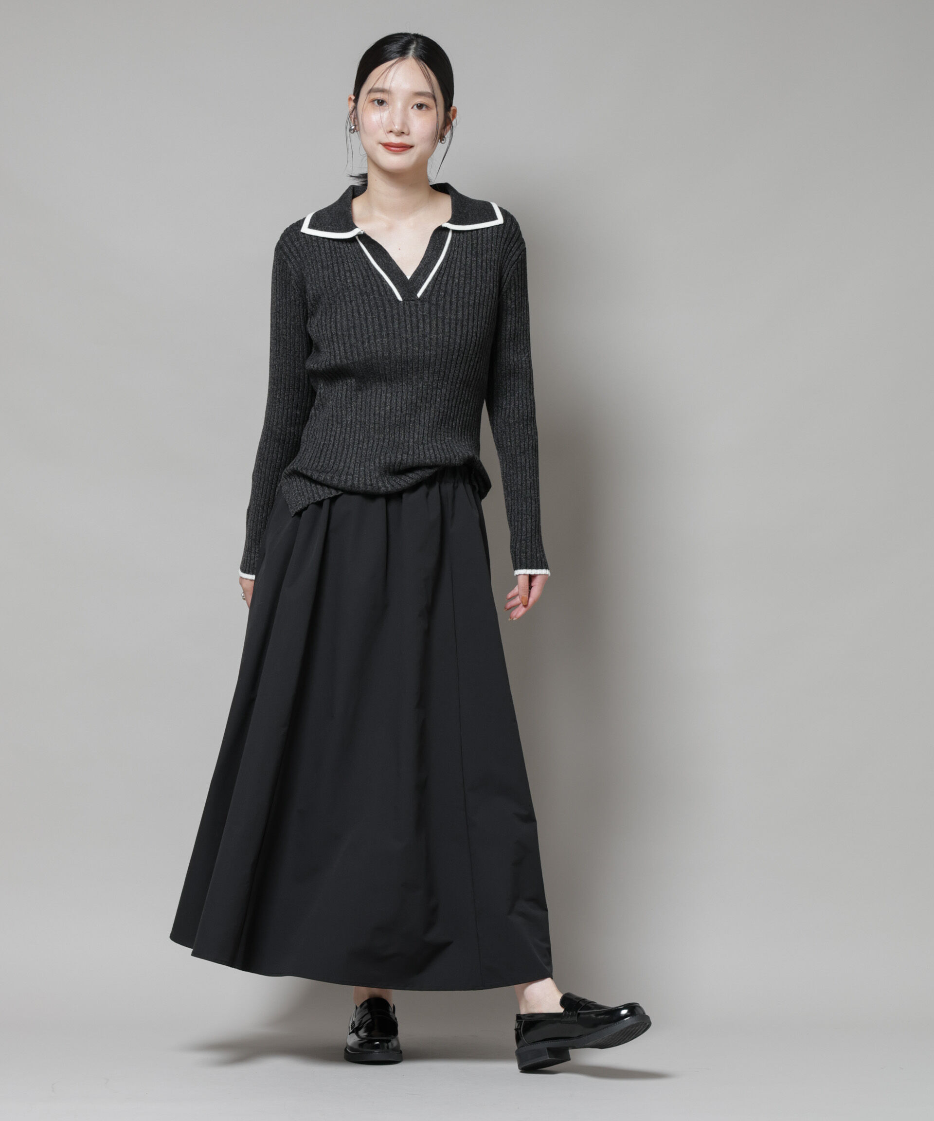 nano･universe「ギャザーボリュームスカート」|スカート|