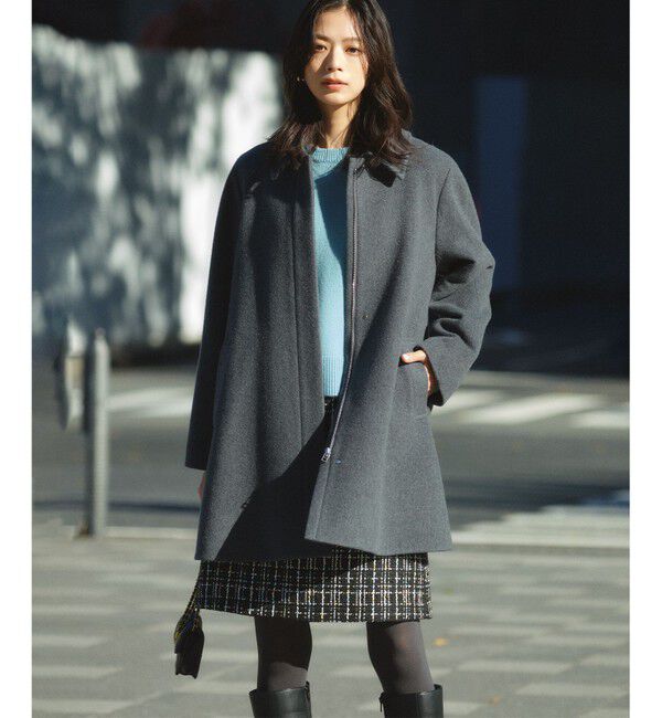 組曲「【8色展開・前後着用可】ウールカシミヤミックス パフスリーブ ニット」|ニット・セーター|