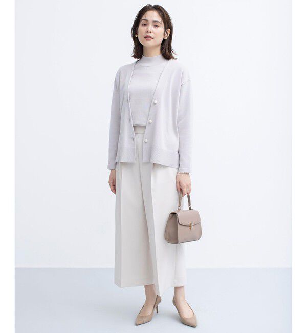 組曲「【美シルエット・ストレッチ・シワになりにくい】オシャクロス ガウチョパンツ」|その他|