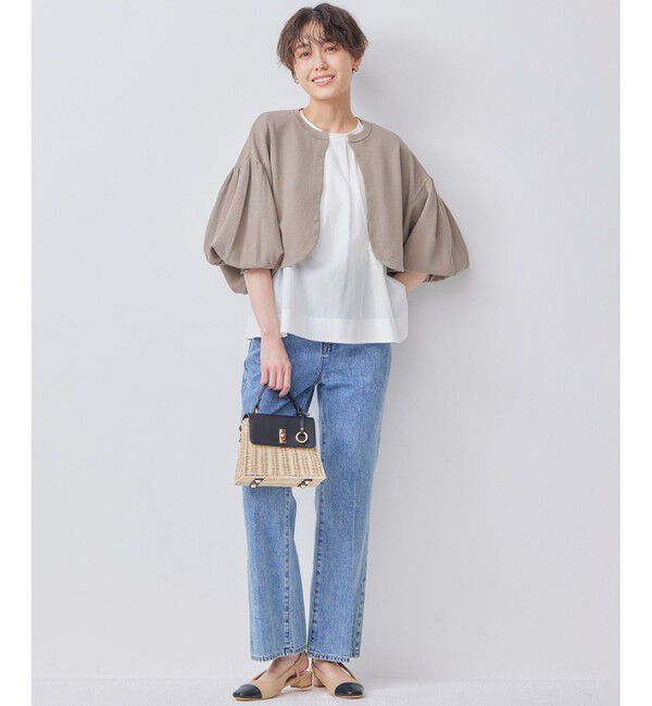 組曲「【WEB限定】ナチュラルローン ペプラムブラウス」|シャツ・ブラウス|