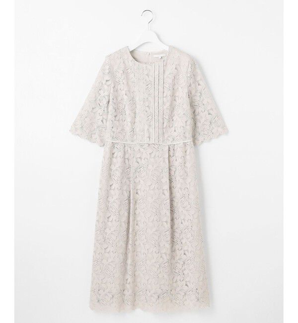 自由区「【洗える】フルールコードレース ワンピース」|ワンピース|