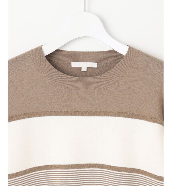 自由区「【カタログ掲載・洗える】モールコンビ ニット」|ニット・セーター|