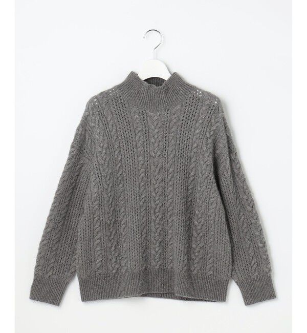 自由区「【SHIHOさん着用】ラメフォックスケーブル ニット」|ニット・セーター|