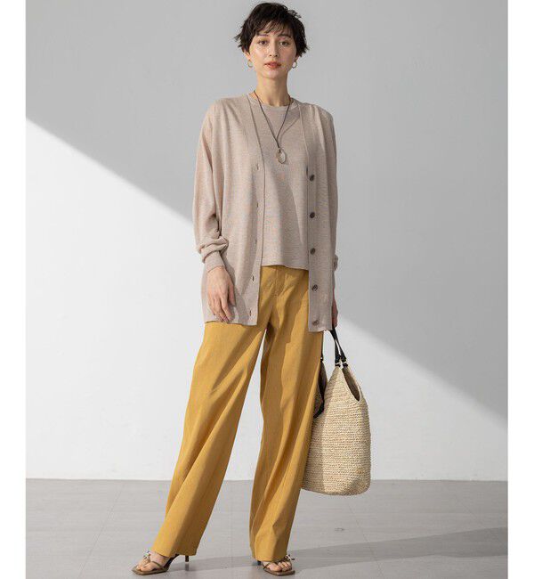 23区「【CanCam10月号掲載/CLASSY.10月号掲載】シャイニーシアー カーディガン」|カーディガン|