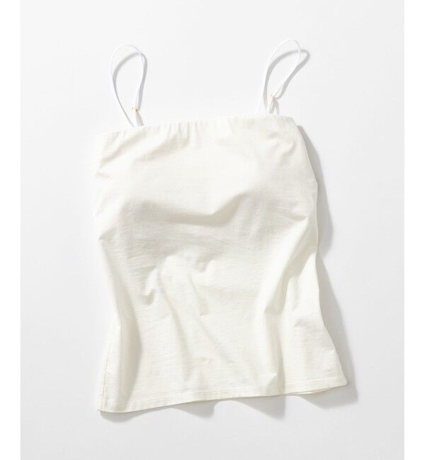 23区「【洗える】ベアトップ パッド付き キャミソール」|キャミソール|ホワイト系