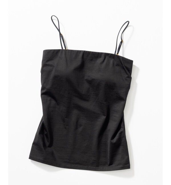 23区「【洗える】ベアトップ パッド付き キャミソール」|キャミソール|ブラック系
