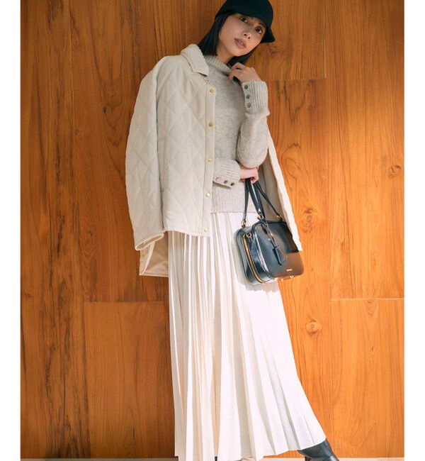 23区「【見上愛さん着用/CanCam11月号掲載】パウダリータイプライター プリーツ スカート」|スカート|