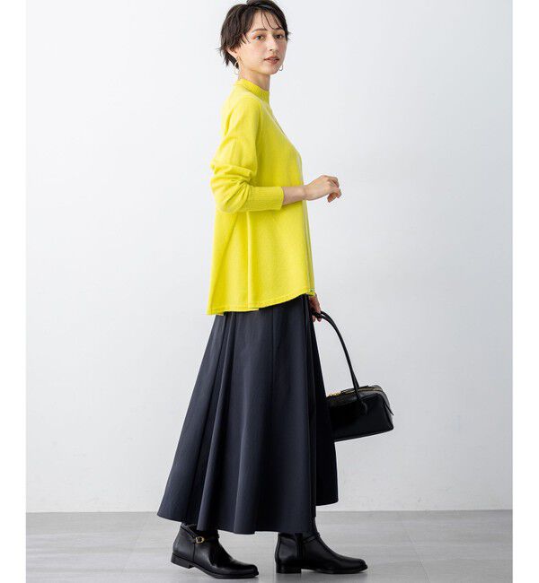 23区「【洗える】ピュアカシミヤ フレア ニット」|ニット・セーター|