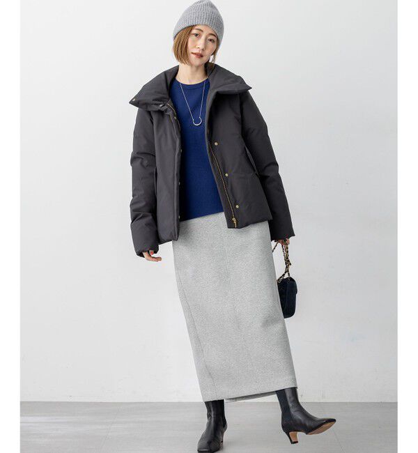 23区「【一部店舗限定/滝沢眞規子さん着用/撥水加工】ミリタリー Aライン ダウンコート」|ダウン|