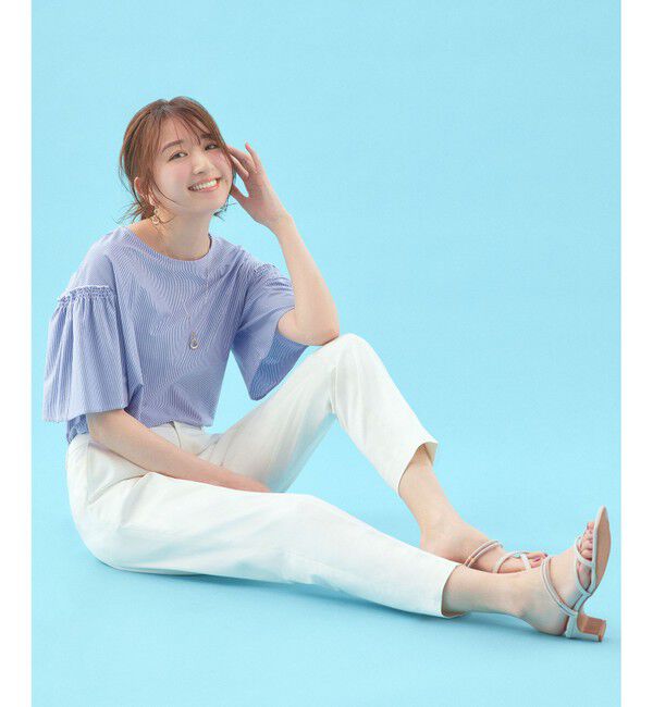 ANY SIS「【UVケア・接触冷感・撥水】クールタッチミラクルガード テーパード パンツ」|その他|