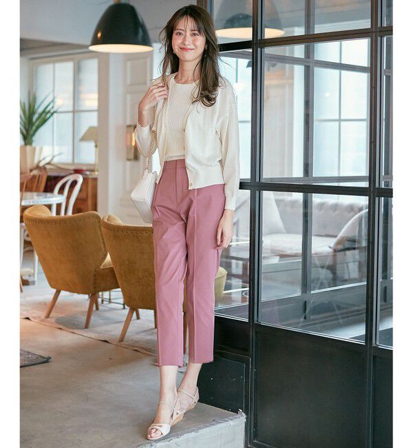 ANY SIS「【UVケア・接触冷感・撥水】クールタッチミラクルガード テーパード パンツ」|その他|