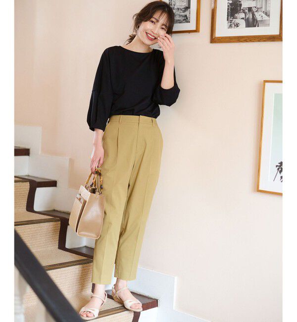 ANY SIS「【UVケア・接触冷感・撥水】クールタッチミラクルガード テーパード パンツ」|その他|