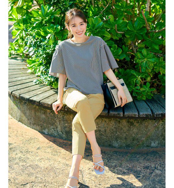 ANY SIS「【UVケア・接触冷感・撥水】クールタッチミラクルガード テーパード パンツ」|その他|