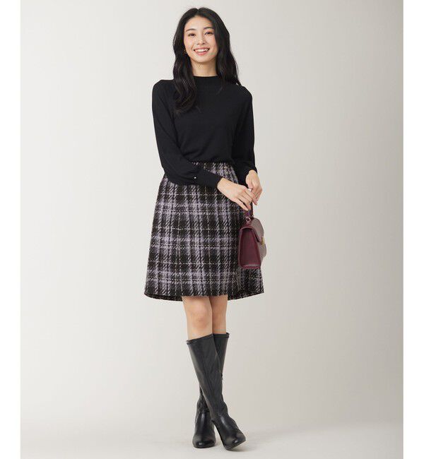 ANY SIS「【洗える】カシミヤブレンドパフ袖 ニット」|ニット・セーター|